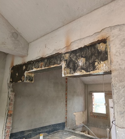 廣西別墅門洞改造包鋼加固工程案例